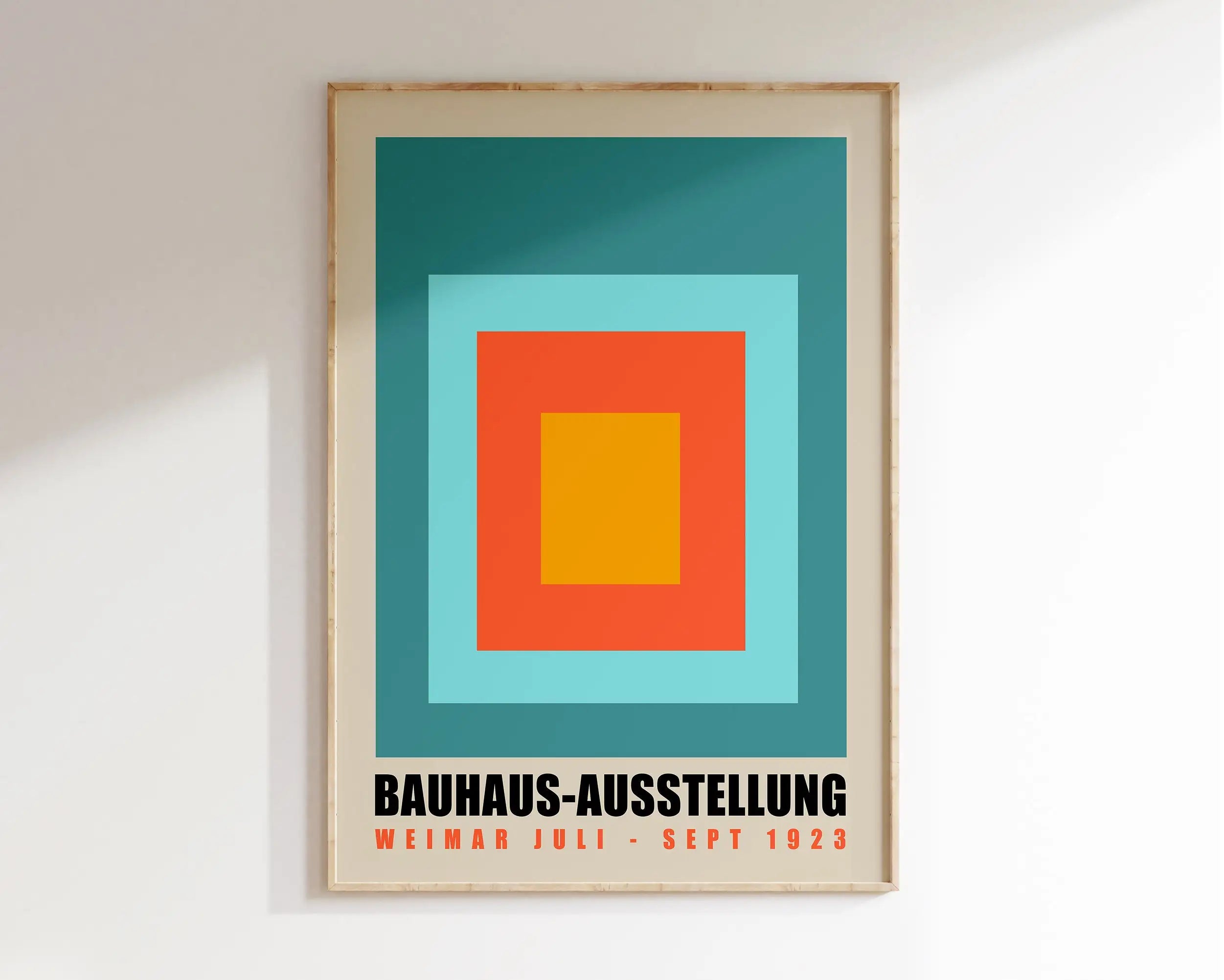 DecorBites™ Geometric Bauhaus Canvas Wall Art