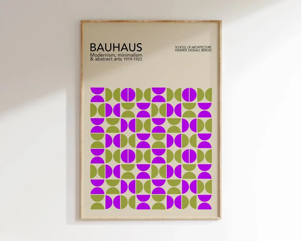 DecorBites™ Geometric Bauhaus Canvas Wall Art