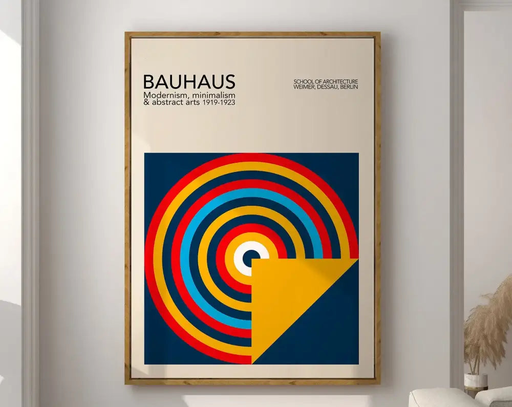 DecorBites™ Geometric Mid Century Canvas Wall Art