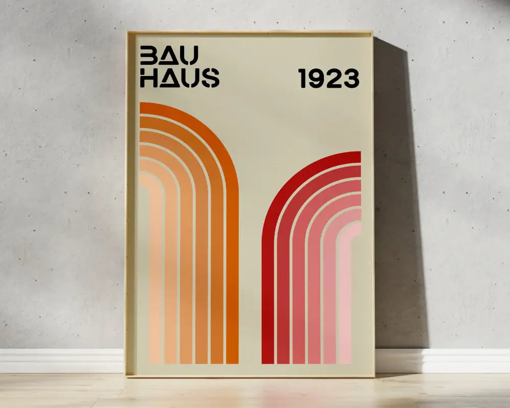 DecorBites™ Geometric Mid Century Canvas Wall Art