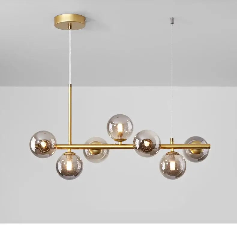 DecorBites™ Glass Ball Ceiling Chandelier for Dining Room