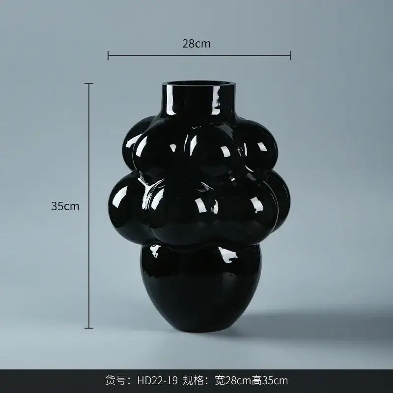 DecorBites™ Glass Vase Grape Geometric Hydroponic Planter Home Decoration