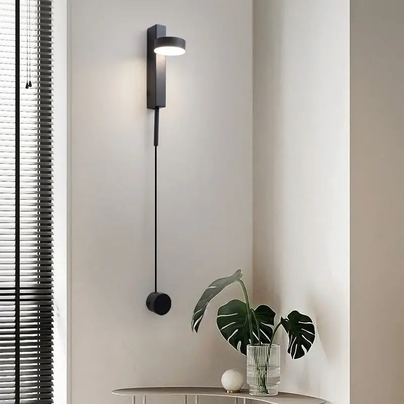 DecorBites™ Gold Wall Lamp with Dimmer Switch