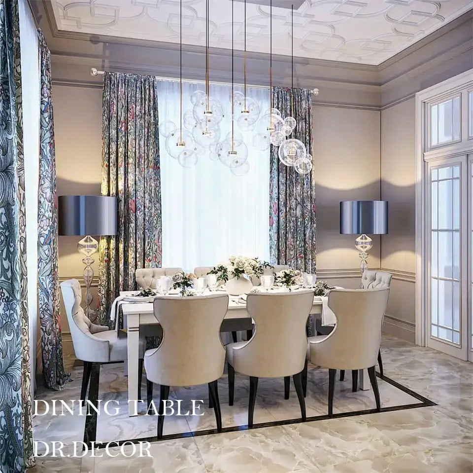 DecorBites™ LED Bubble Ball Chandelier for Home Dining