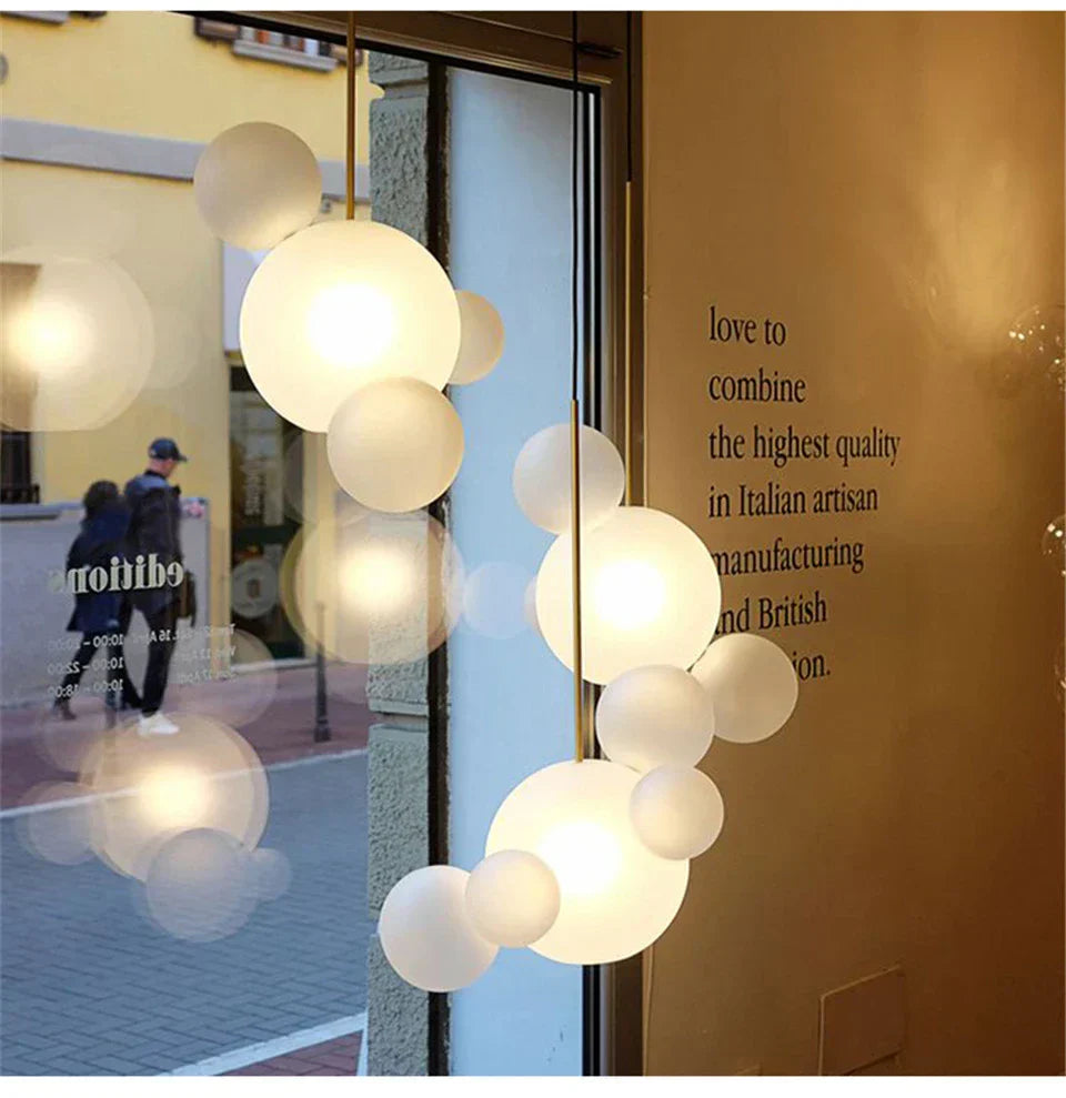 DecorBites™ LED Bubble Chandelier for Home Lighting