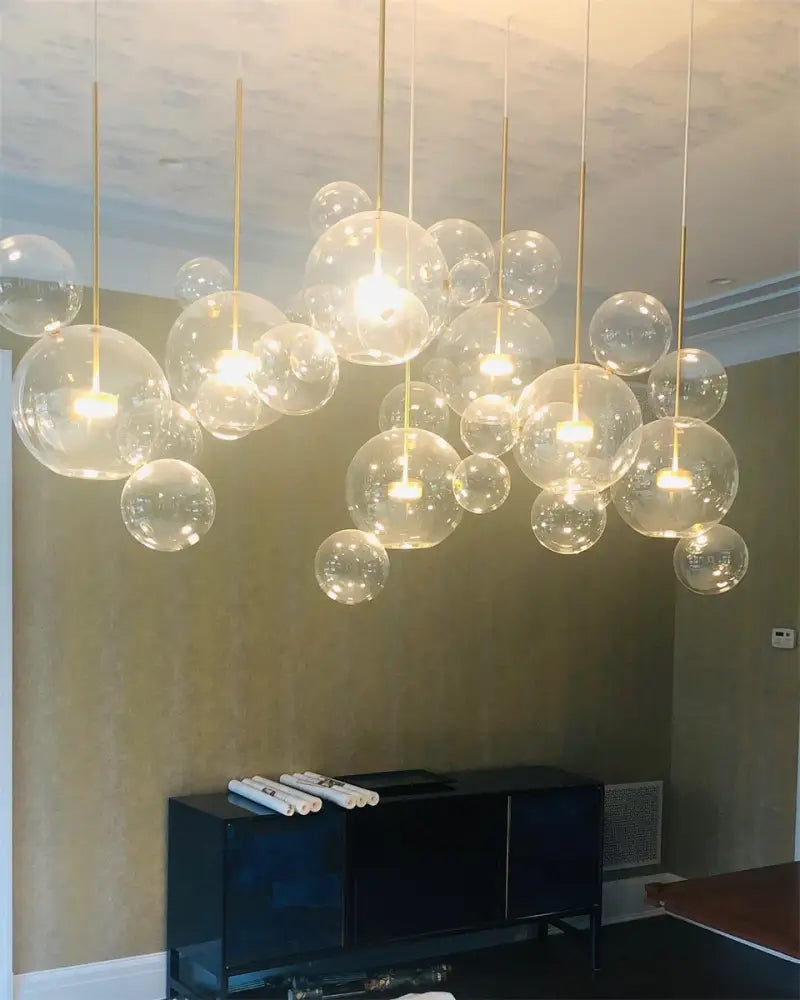 DecorBites™ LED Bubble Chandelier for Home Lighting
