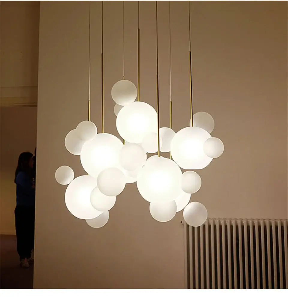 DecorBites™ LED Bubble Chandelier for Home Lighting