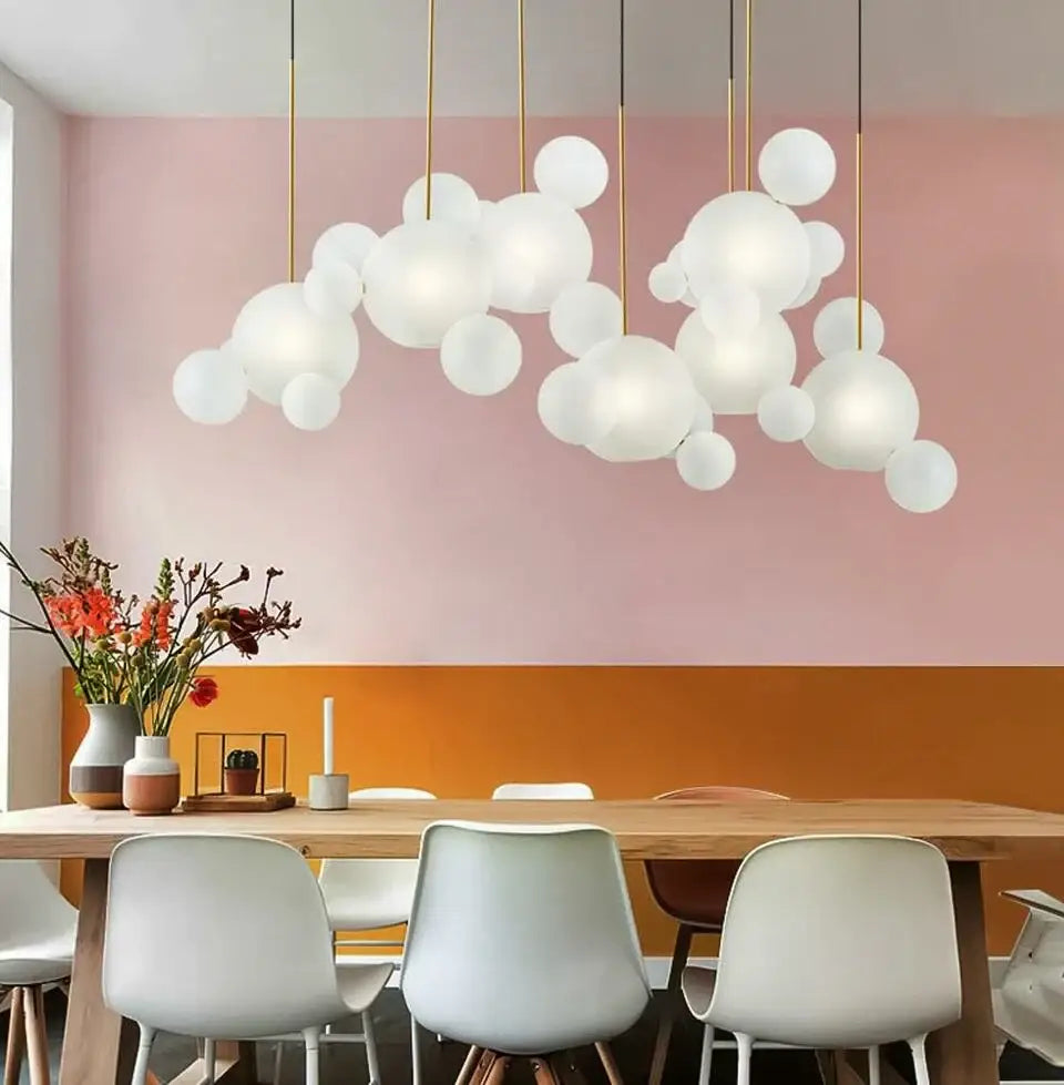 DecorBites™ LED Bubble Chandelier for Home Lighting