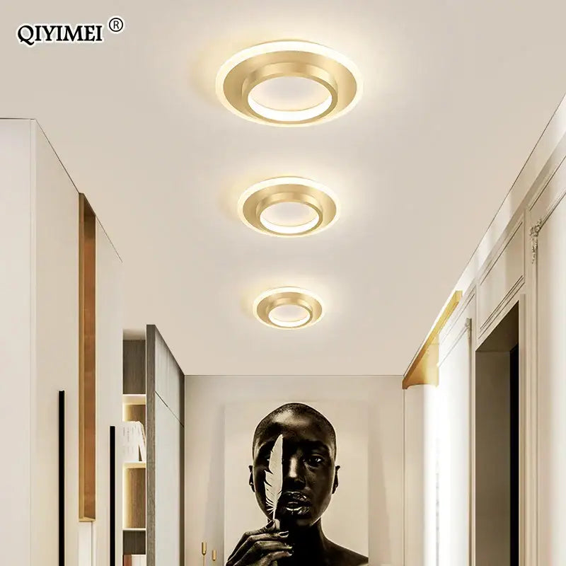DecorBites™ LED Ceiling Lights for Bedroom Kitchen Modern Round Square Lighting Fixtures