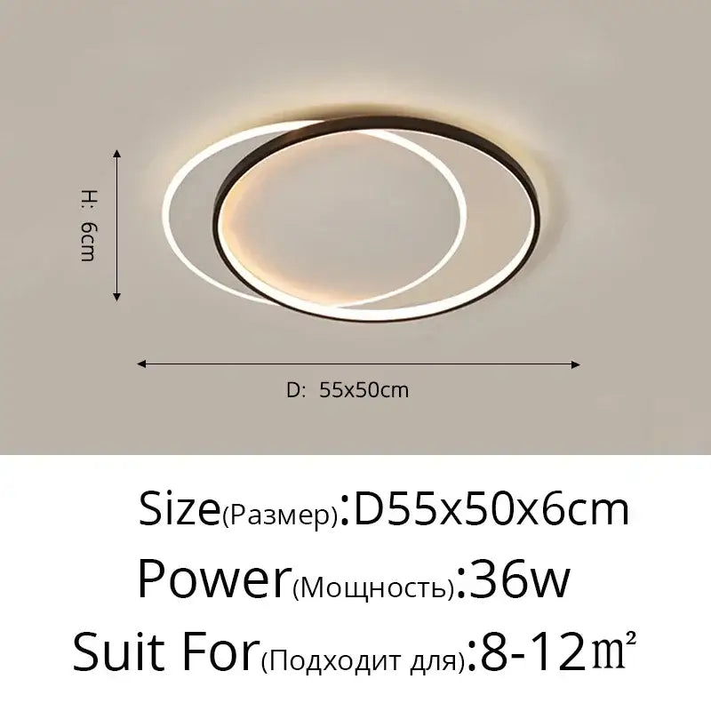 DecorBites™ LED Ceiling Lights for Home Decor Luster Indoor Lighting