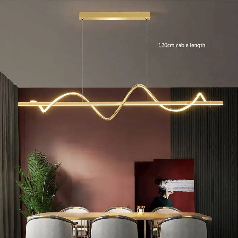 DecorBites™ LED Chandelier Pendant Light 120cm Ceiling Modern Minimalist Dining Kitchen Lighting