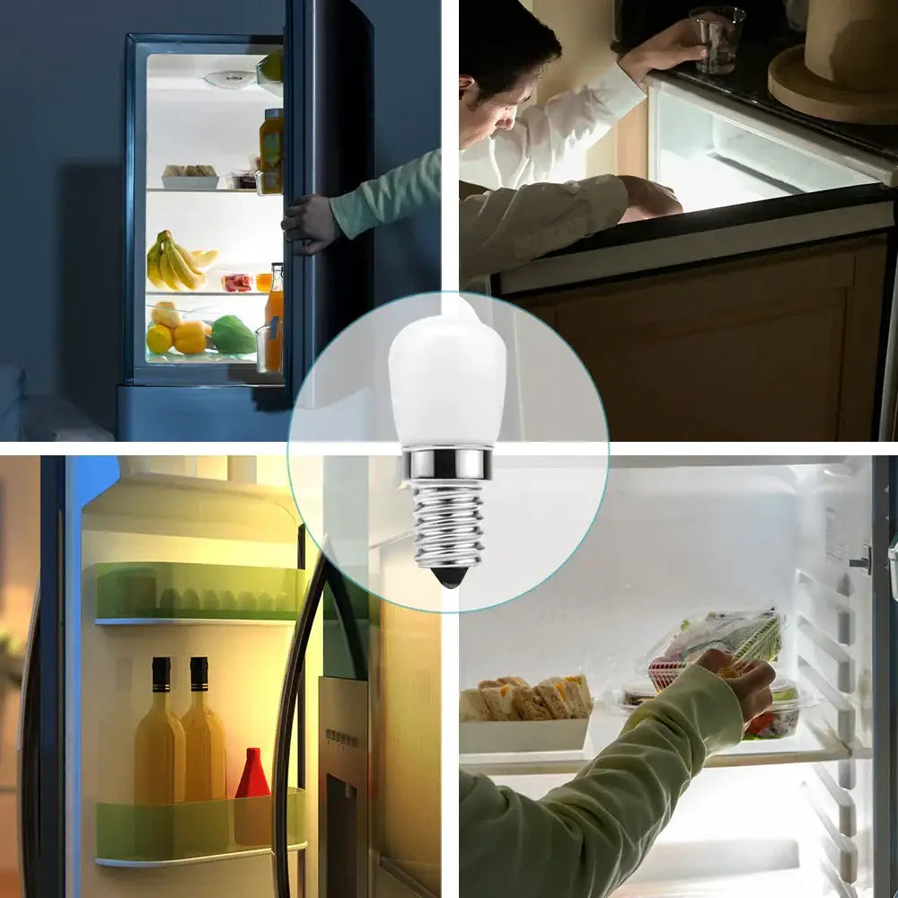 DecorBites™ LED Fridge Bulb 3W E14 220V Corn Light, Replace Halogen Chandelier, White/Warm