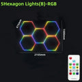 DecorBites™ LED Hex Garage Light with Remote Control