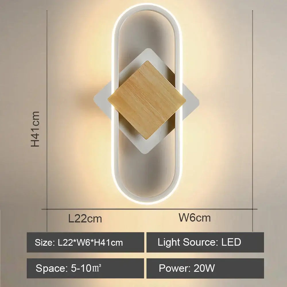 DecorBites™ LED Indoor Wall Light for Home Lighting - Modern Sconce Lampara Led