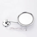 DecorBites™ LED Makeup Mirror 8" Round Wall Mounted Magnifying Bathroom Mirror