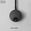 DecorBites™ LED Mirror Light Bedside Lamp | Modern Minimalist Wall Lighting in Black