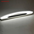 Modern curved white led mirror light fixture bathroom sconce