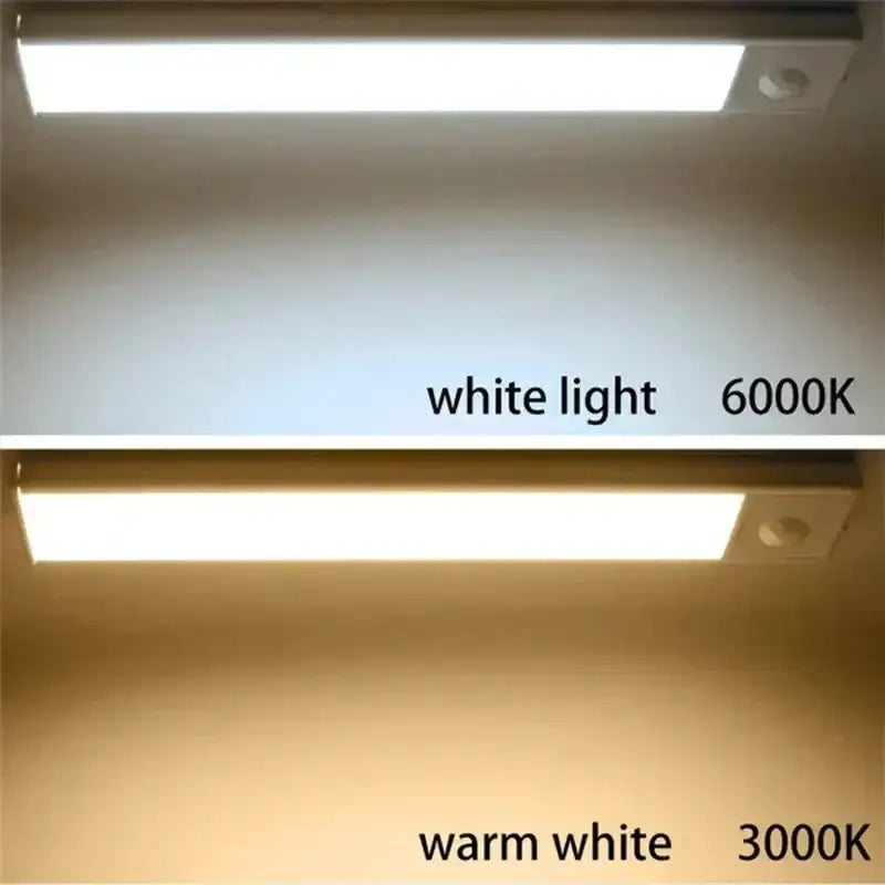 DecorBites™ LED Motion Sensor Cabinet Light: Dimmable Rechargeable Nightlight
