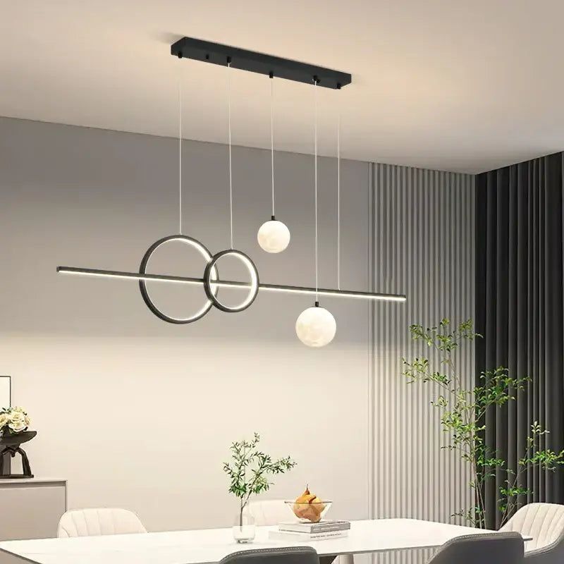 DecorBites™ LED Pendant Lights for Dining Room & Kitchen - Modern Chandelier Lighting