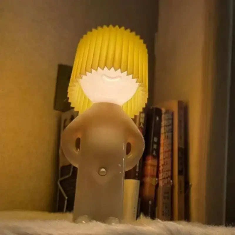 DecorBites™ LED Pleats Table Lamp: Creative Unique Reading Light for Bedroom, Children's Gift