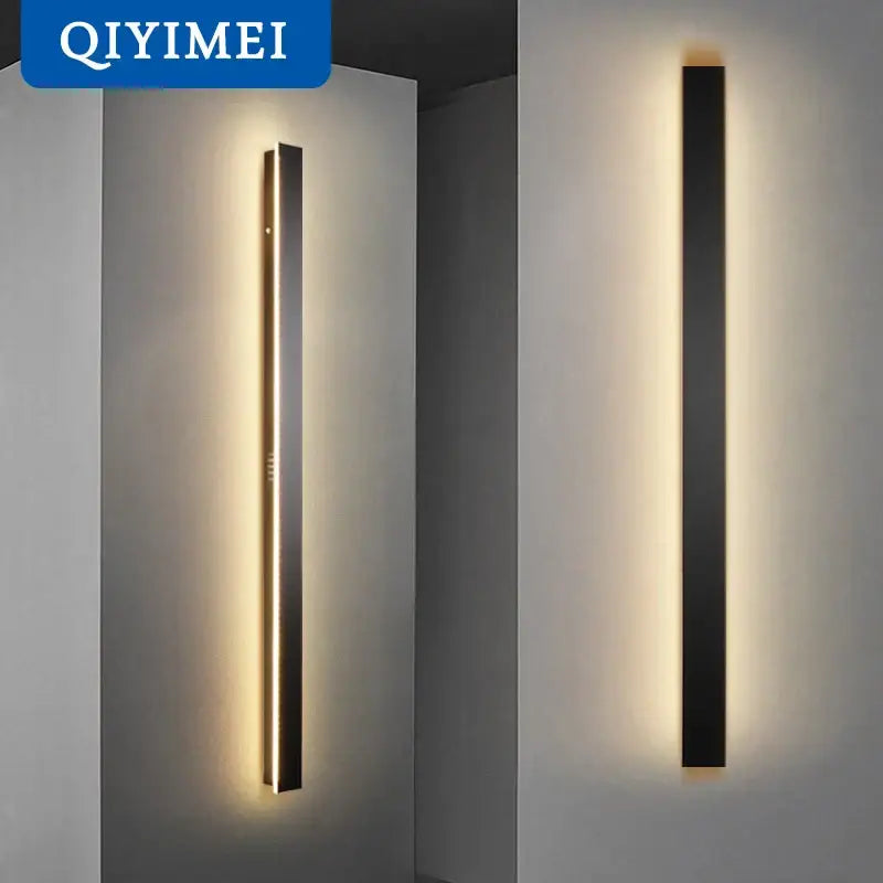 DecorBites™ LED Porch Lights | Modern Outdoor Black Lamps for Living Room & Bedroom