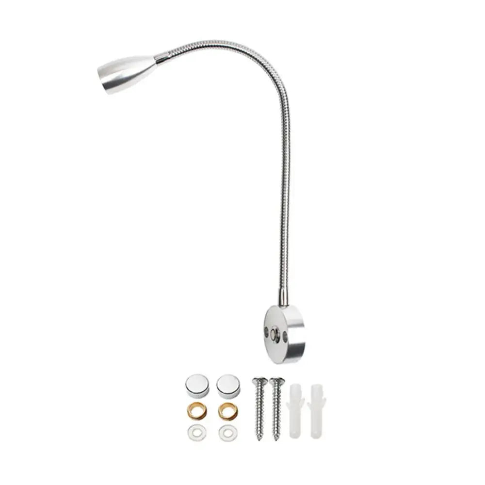 DecorBites™ LED Reading Light with USB Port, Touch Dimmable Gooseneck Lamp