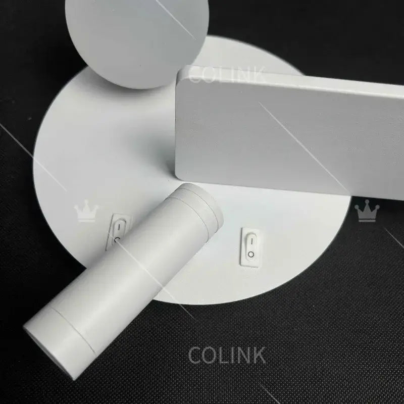 DecorBites™ LED Reading Wall Lamp with USB Charging, Storage, and Nordic Design