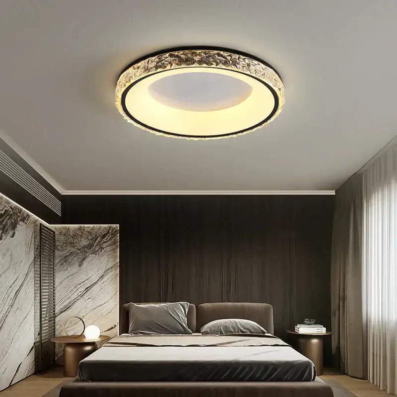 DecorBites™ LED Round Ceiling Light with Remote Control for Bedroom Living Room