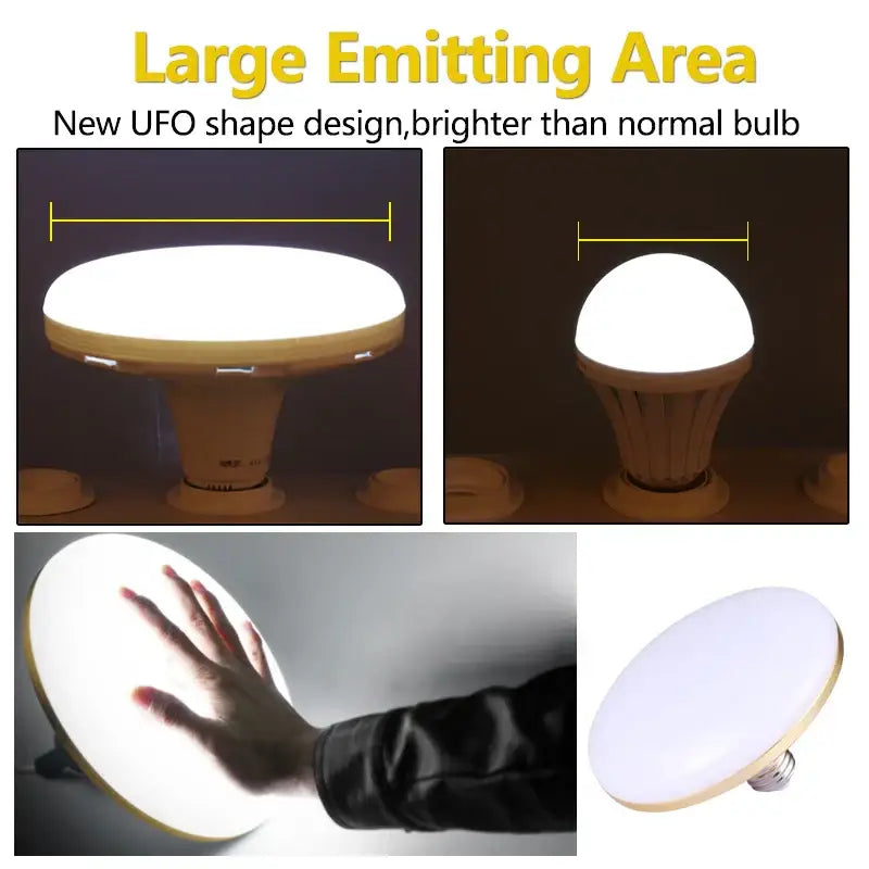 DecorBites™ LED Round UFO Shape Ceiling Lamp for Bright Indoor Lighting