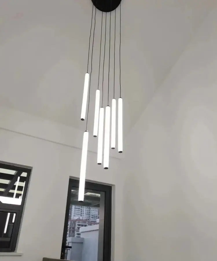 DecorBites™ LED Spiral Ceiling Chandelier - Home Decor