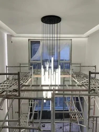 DecorBites™ LED Spiral Staircase Chandelier for Home Decor