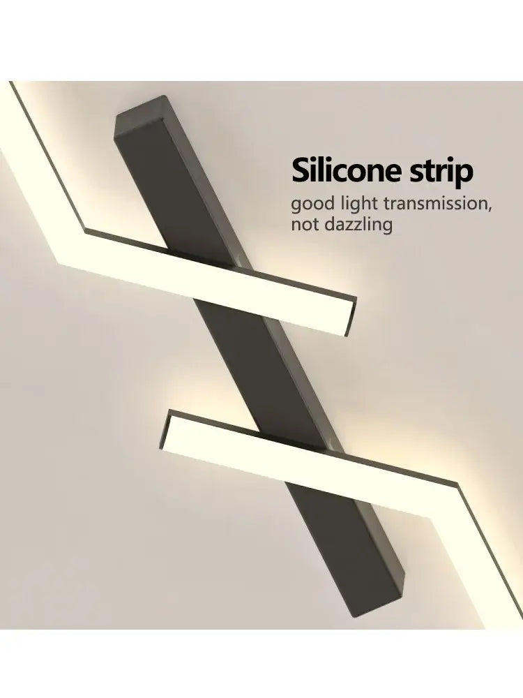 DecorBites™ LED Strip Ceiling Lights: Modern Minimalist Corridor & Balcony Lighting