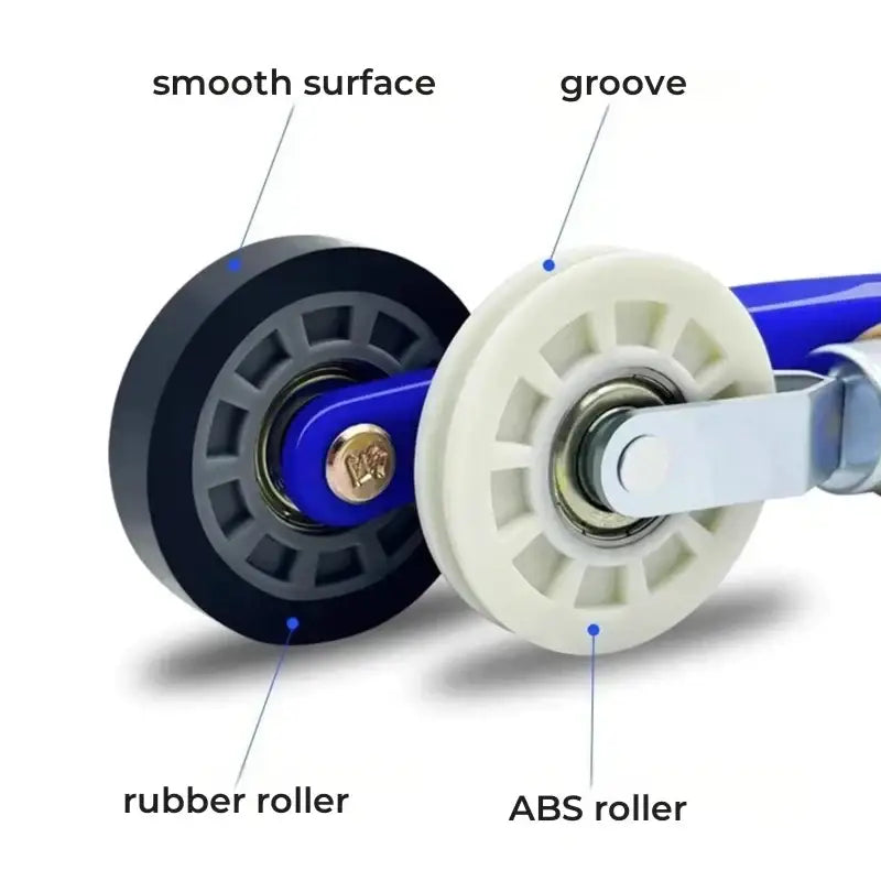 DecorBites™ LED Strip Light Installation Tool for Rubber Wheel Handle Roller & Aluminum Profile