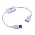 DecorBites™ LED Strip Lights Dimmer Switch USB Cable with Rotary/Touch Controller