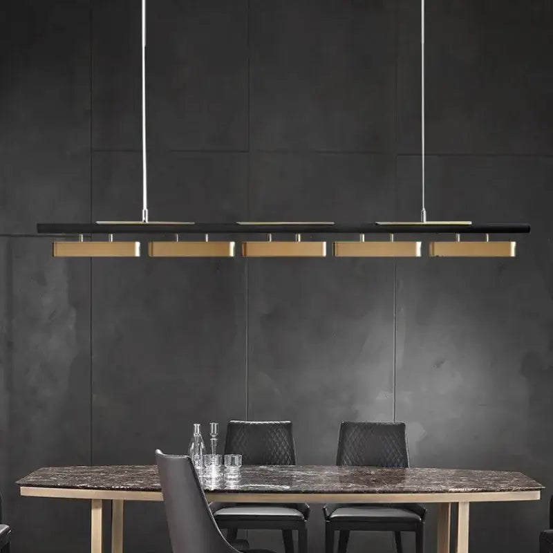 DecorBites™ LED Strip Pendant Lights for Modern Home Dining