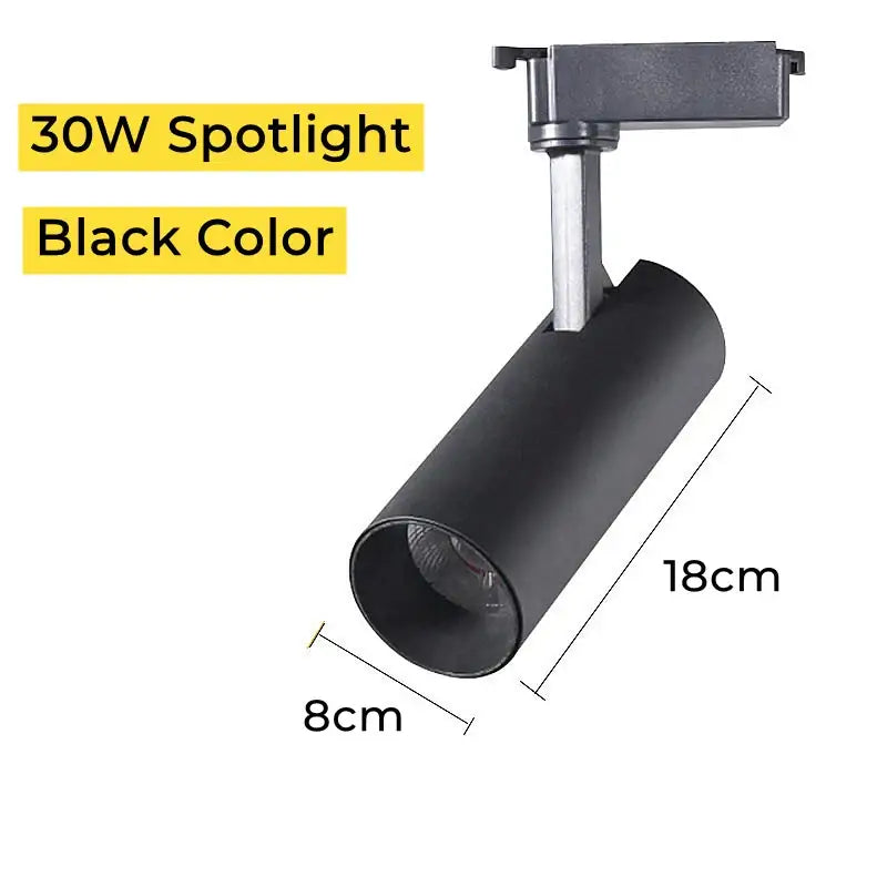 Modern black decorbites led track lamps living room spotlight system