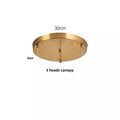 Decorbites led walnut and glass pendant light for dining room