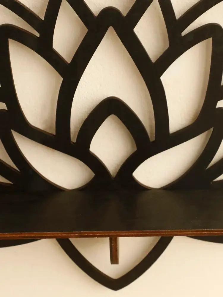 DecorBites™ Lotus Floating Wall Shelf - Multi-Style Home Decor