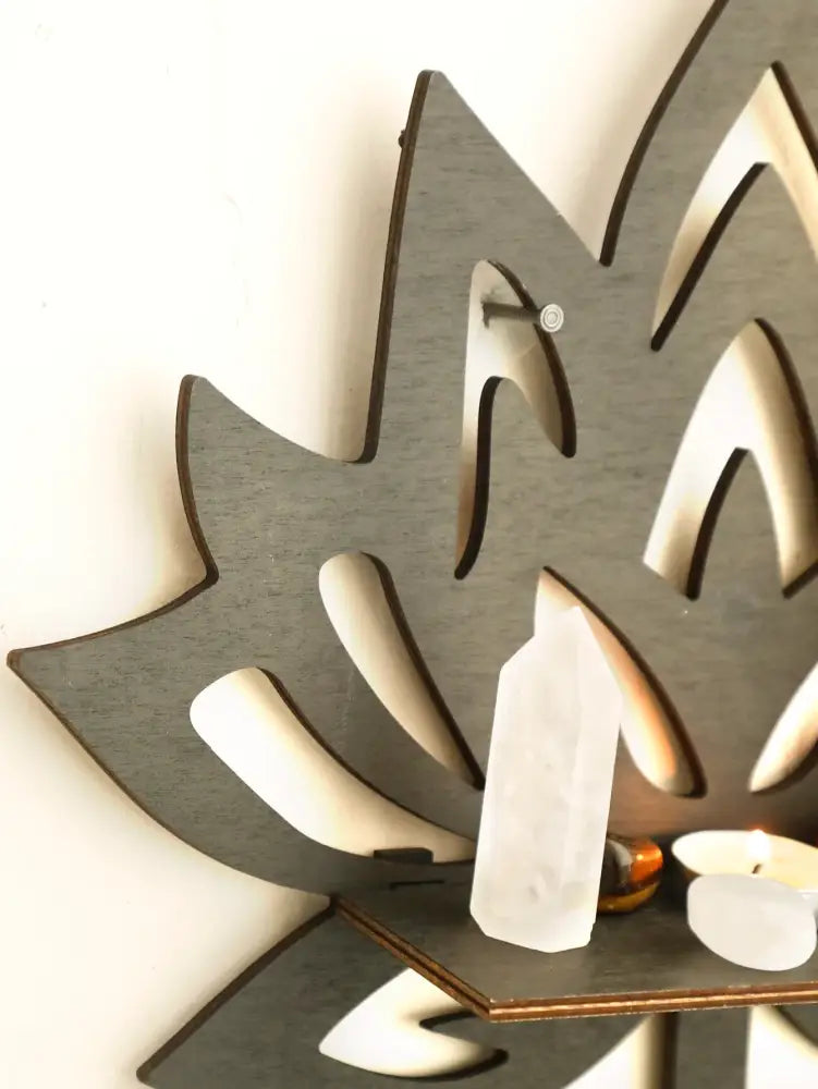 DecorBites™ Lotus Floating Wall Shelf - Multi-Style Home Decor