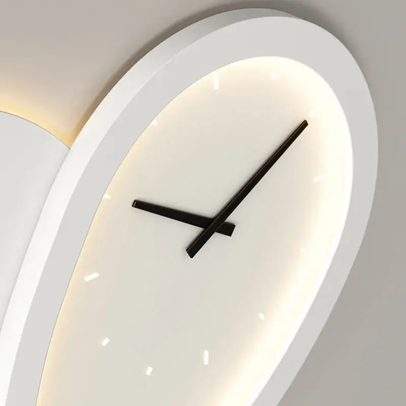 DecorBites™ Love Shaped Clock Wall Lamp Sconce Dimmable Indoor Bedroom Lighting