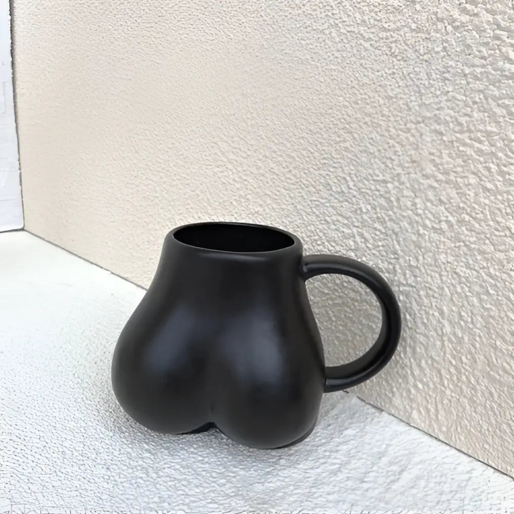 DecorBites™ Lovely Butt Shape Ceramic Coffee Cup Storage Decoration
