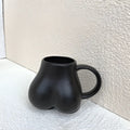 DecorBites™ Lovely Butt Shape Ceramic Coffee Cup Storage Decoration