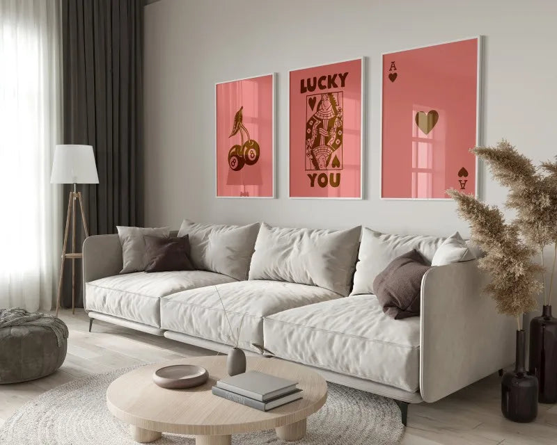 Retro Wall Art Posters Set