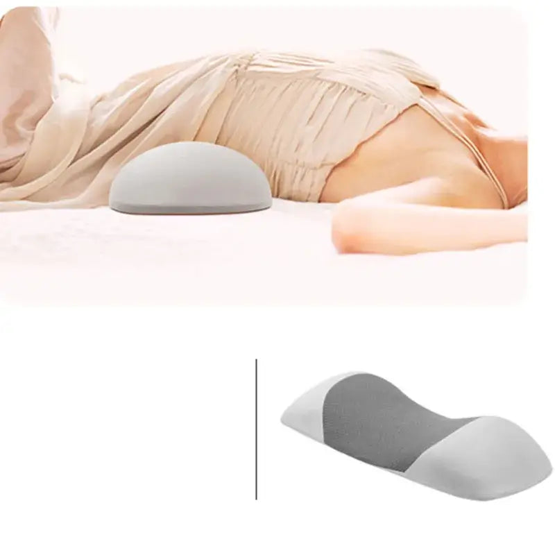 DecorBites™ Lumbar Support Memory Foam Pillow for Back Muscle Relaxation