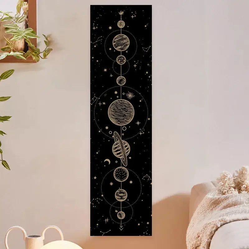 DecorBites™ Lunar Eclipse Moon Phase Tapestries Psychedelic Wall Hanging