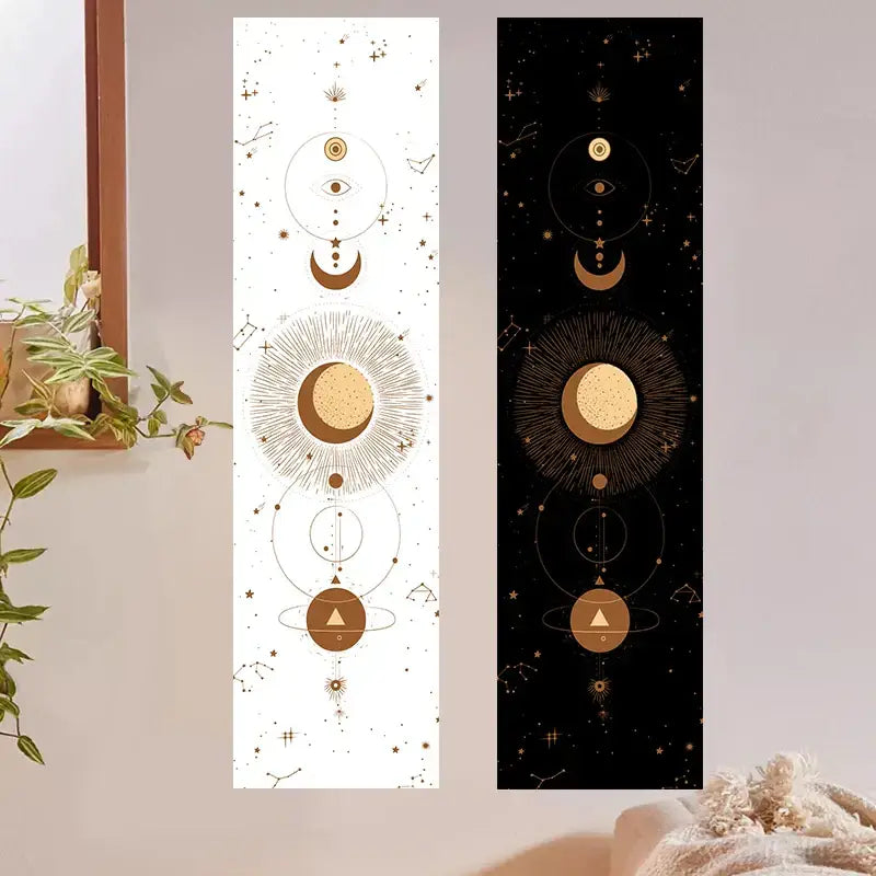 DecorBites™ Lunar Eclipse Moon Phase Tapestries Psychedelic Wall Hanging