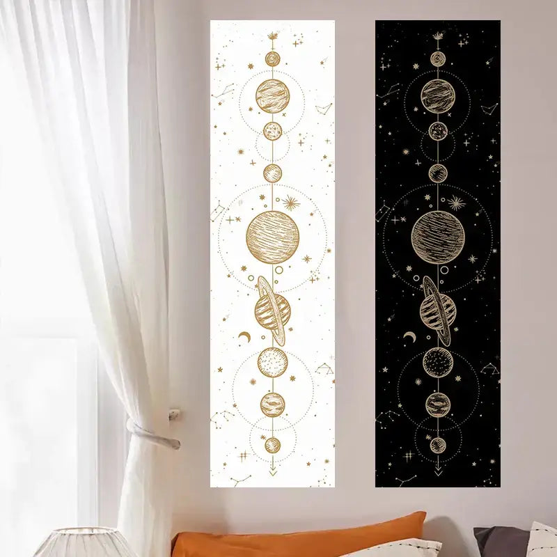 DecorBites™ Lunar Eclipse Moon Phase Tapestries Psychedelic Wall Hanging