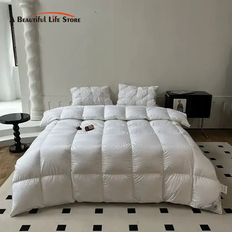 DecorBites™ Luxe Goose Down Winter Duvet | Queen King Size Comforter Quilt Core