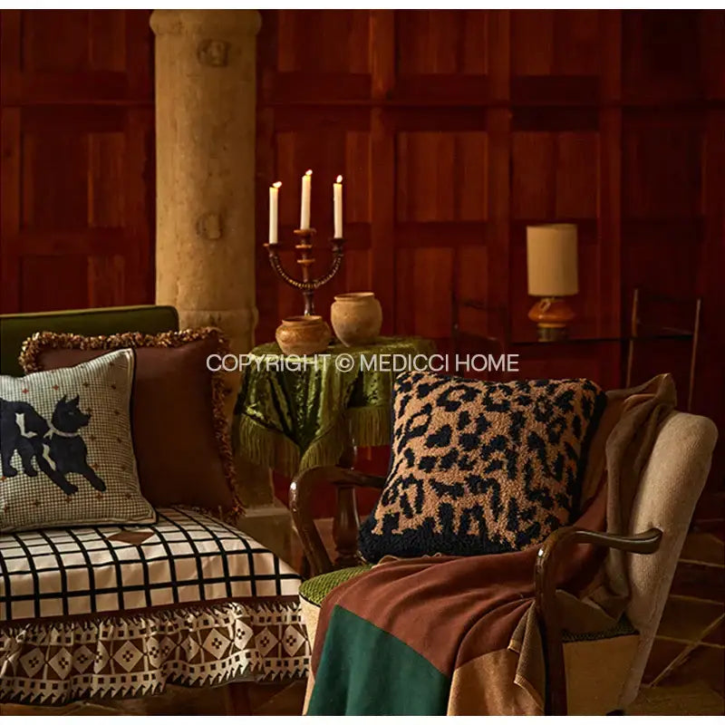 DecorBites™ Luxe Greyhound Decorative Pillow Cover - Elegant Home Accent