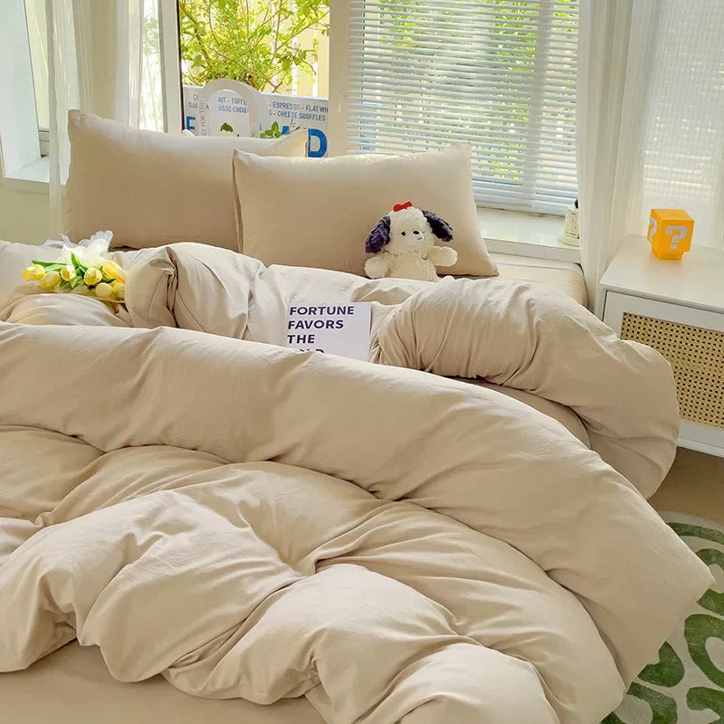 DecorBites™ Luxurious 4-Piece Cotton Bedding Set